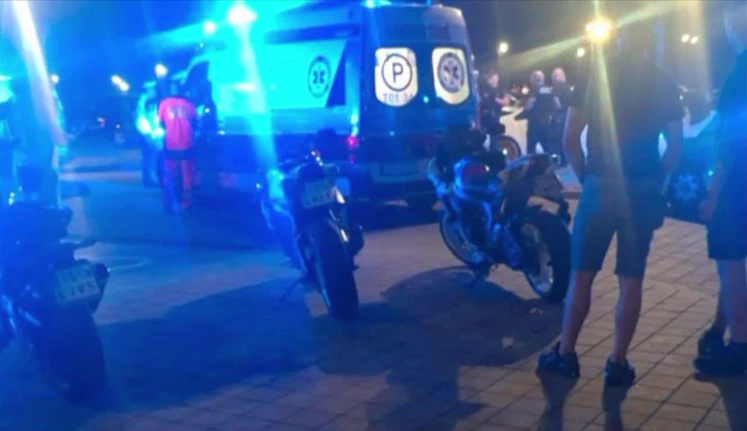 Physical attack in Strachowice