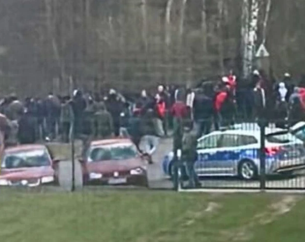 Physical attack in Czerwony Bór