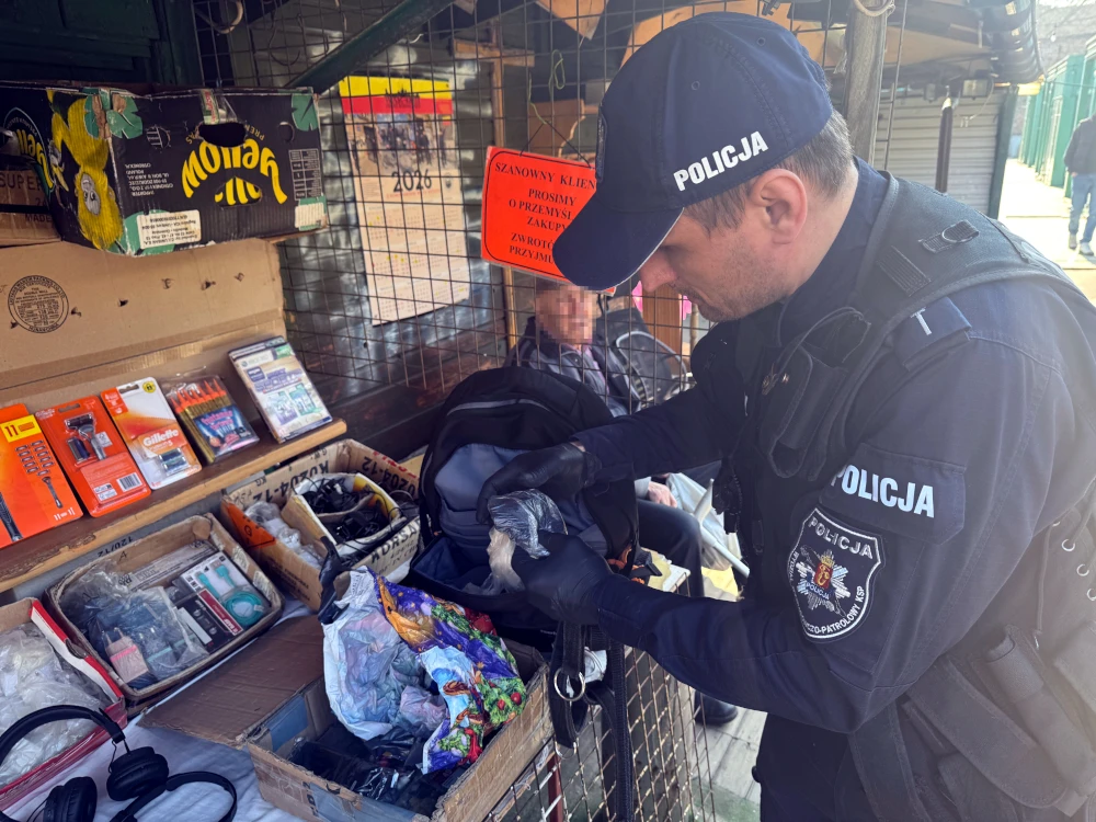 Police raid in Warszawa Włochy