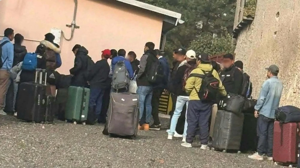 Police raid in Łosiów