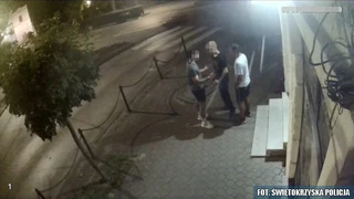 Physical attack in Pińczów