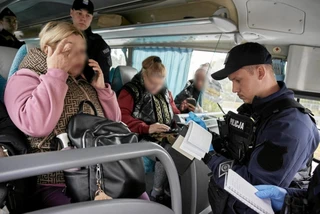 Police raid in Poznań