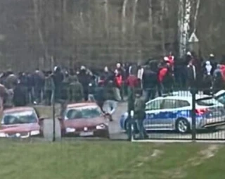 Physical attack in Czerwony Bór