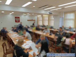Labour raid in Kąty Wrocławskie